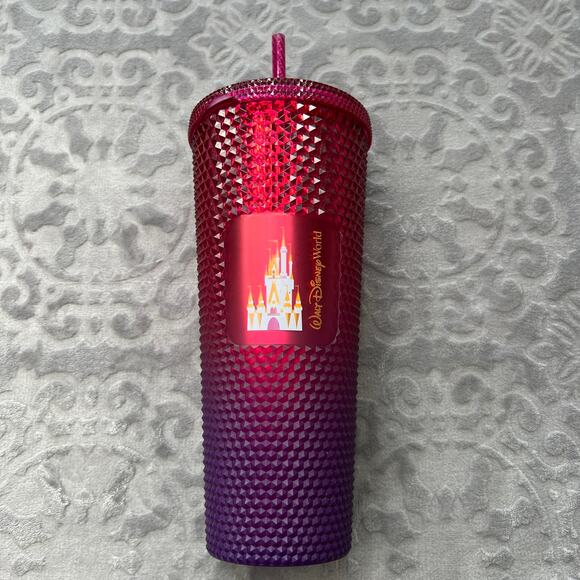 2021 Starbucks Walt Disney World Red Ombre Tumbler 24oz - Picture 4 of 9